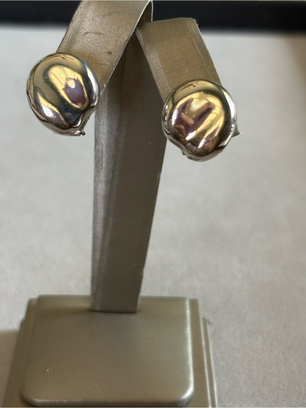 Tiffany & Co. Peretti Thumbprint Sterling Silver Clip Earrings